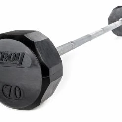 Troy Rubber-Coated Fixed Barbells -Curriculum & Resources shop gp 70612 black 70lb rubber straight curling bar