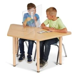 See-Through Divider Shields -Curriculum & Resources shop p 21470 SeeThruDividerShields 2Station30Lx8Wx16H 3 1